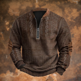 João - Pullover de malha com fecho