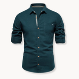 Blusa - Mistura Respirável Fecho Frontal