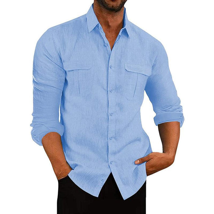 Camisa de Botão - Tecido Respirável
