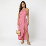 Valentina | Vestido Midi com Decote Transpassado