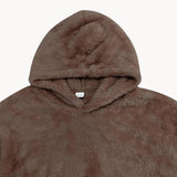 Hoodie - Mistura de Fleece com Capuz