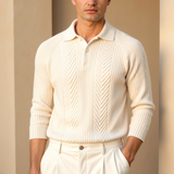 Sweater de Malha Misturada - Relaxada