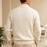 Sweater de Malha Misturada - Relaxada