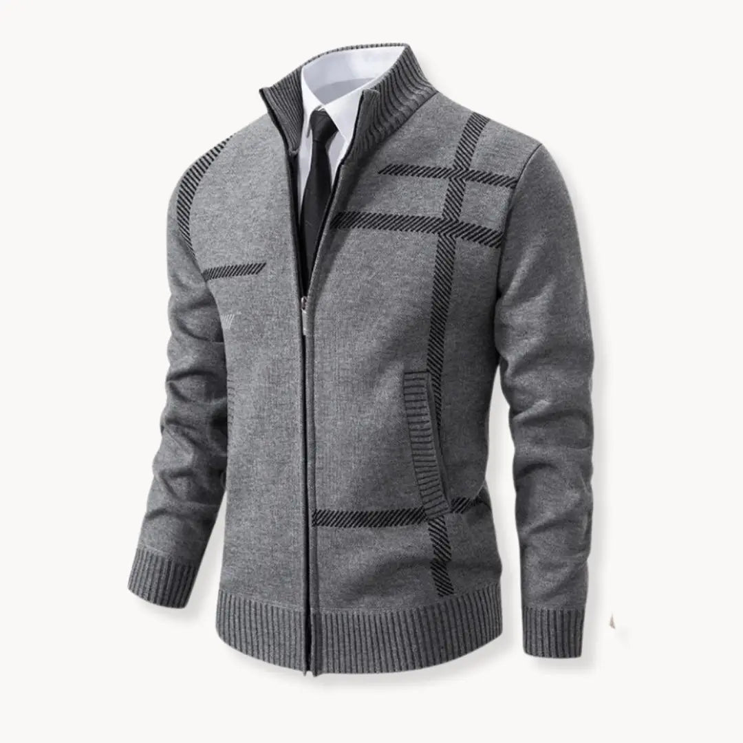 Sweater de Malha - Fecho Frontal Total