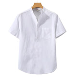 Camisa em Mistura de Poliéster - Gola Alta