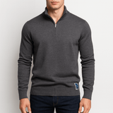 Sweater de Gola Zipper - Forma Ajustada