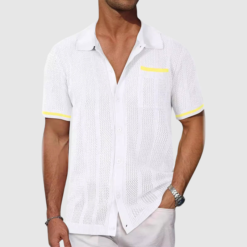 Camisa - Gola Camp Contrastante