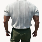 Camisa - Malha com Gola Aberta