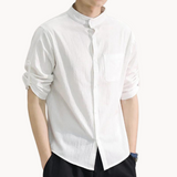 Camisa - Gola Mandarim Elegante