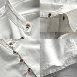 Camisa - Gola Alta Botão Vintage