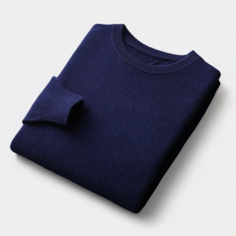 João - Mixed Knit Round Neck Jumper