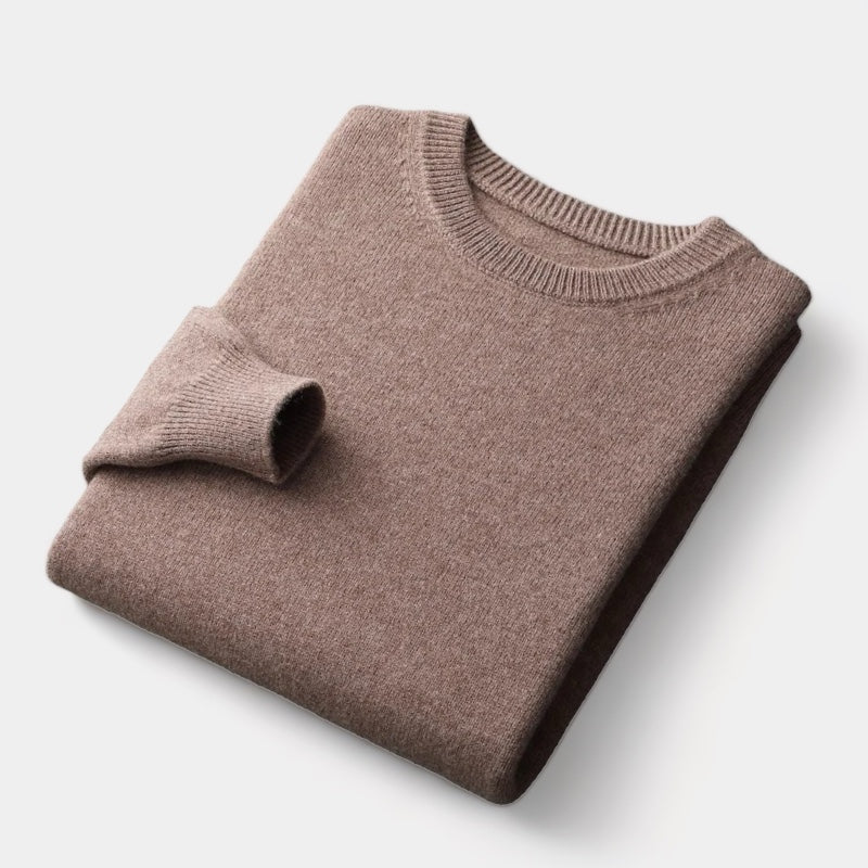 João - Mixed Knit Round Neck Jumper