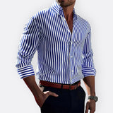 Artur - Camisa Clássica às Riscas