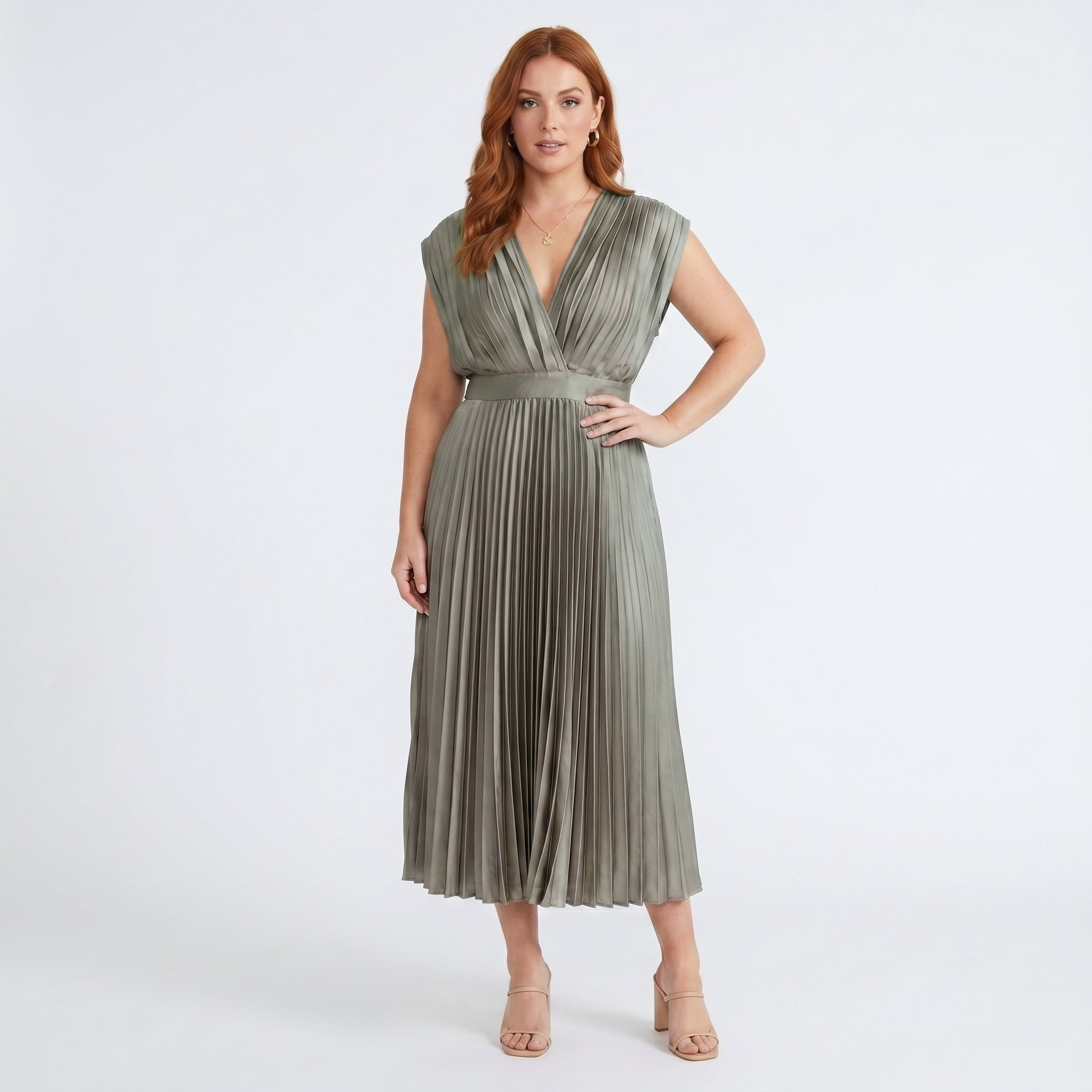 Eduarda - Vestido midi elegante