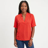Célia - Blusa Fluida Decote em V