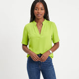 Célia - Blusa Fluida Decote em V