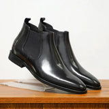 Pedro - Botins Chelsea em Couro